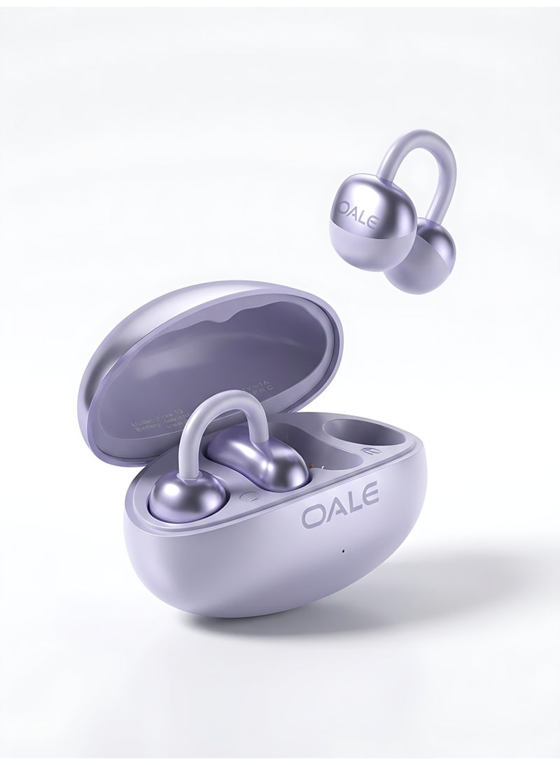 OALE iFree 19 True Wireless Ear-Clip Earbuds, ENC Noise Cancellation, Clear Calls, Touch Control, Up to 45H Playtime, Lightweight & Comfortable Open-Ear Design - Image 1